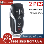 2015-2017 Ford F-150 / 5-Button Smart Key / PN: 164-R8117 / M3N-A2C31243300   902 Mhz ID49